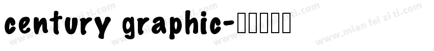 century graphic字体转换